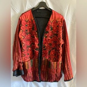 Vintage (1988) artsy blazer